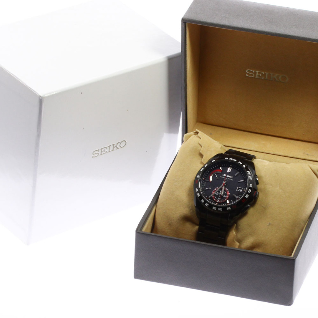 SEIKO(セイコー)のセイコー SEIKO SAGA091 / 8B54-0AA0 ブライツ ダルビッシュ有モデル デイト ソーラー電波 メンズ 箱付き_774858【ev10】 メンズの時計(腕時計(アナログ))の商品写真