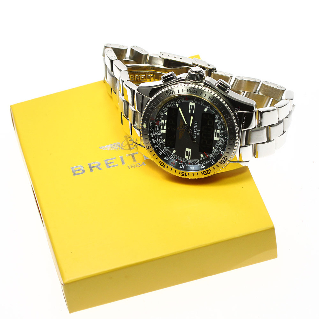 ブライトリング BREITLING A68362 B-1 クォーツ メンズ 良品 _770439