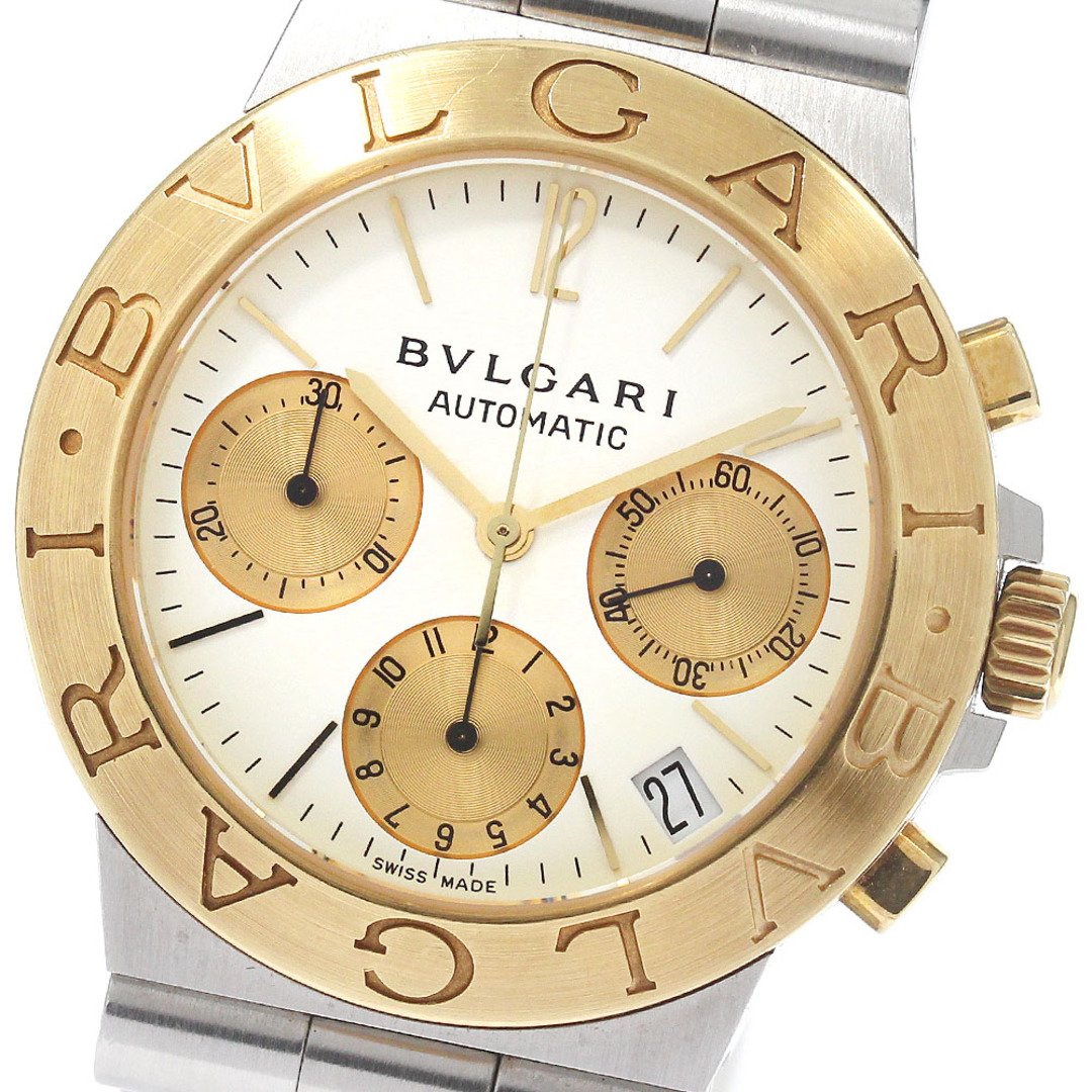 ブルガリ BVLGARI DG35S ディアゴノ デイト 自動巻き メンズ _756013