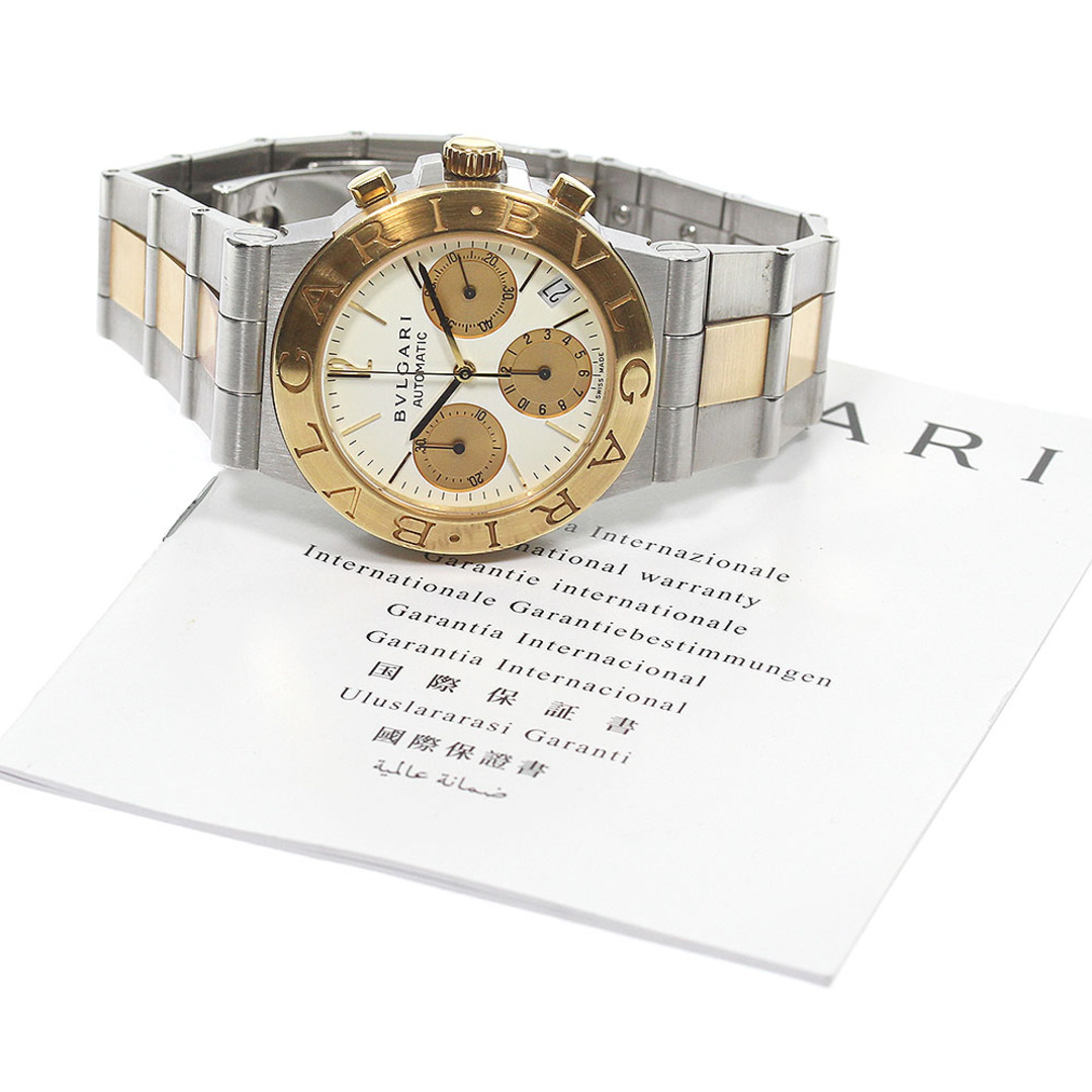 【BVLGARI】ブルガリ ディアゴノ スポーツ デイト LCV35SG 自動巻き メンズ_733523【ev15】