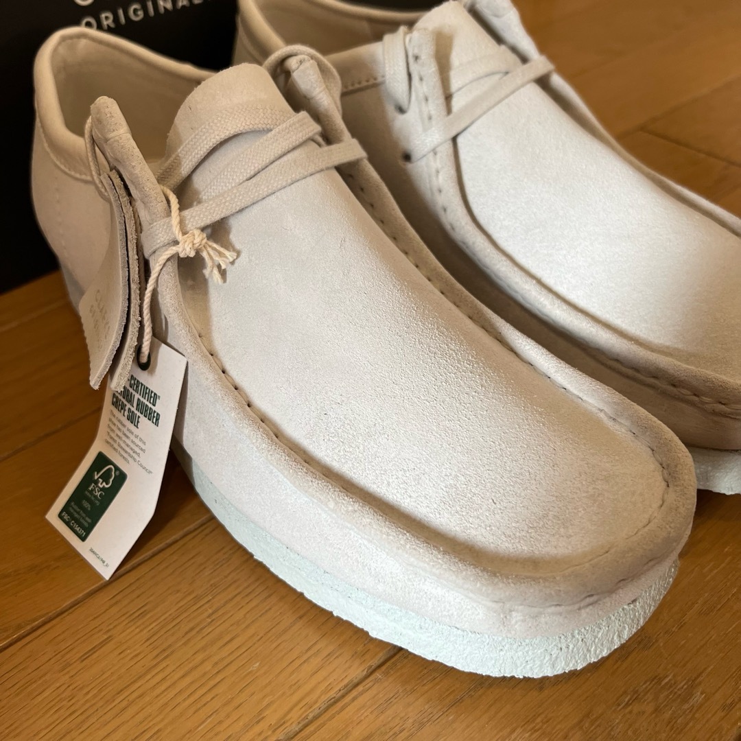 Clarks - [未使用] CLARKS WALLABEE ワラビー 希少 ビンテージホワイト