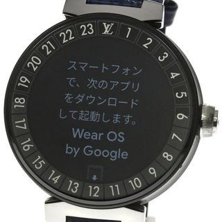 ルイヴィトン(LOUIS VUITTON)のルイ・ヴィトン LOUIS VUITTON QA051 タンブール ホライゾン スマートウォッチ クォーツ メンズ 箱・保証書付き_770299【ev10】(腕時計(デジタル))