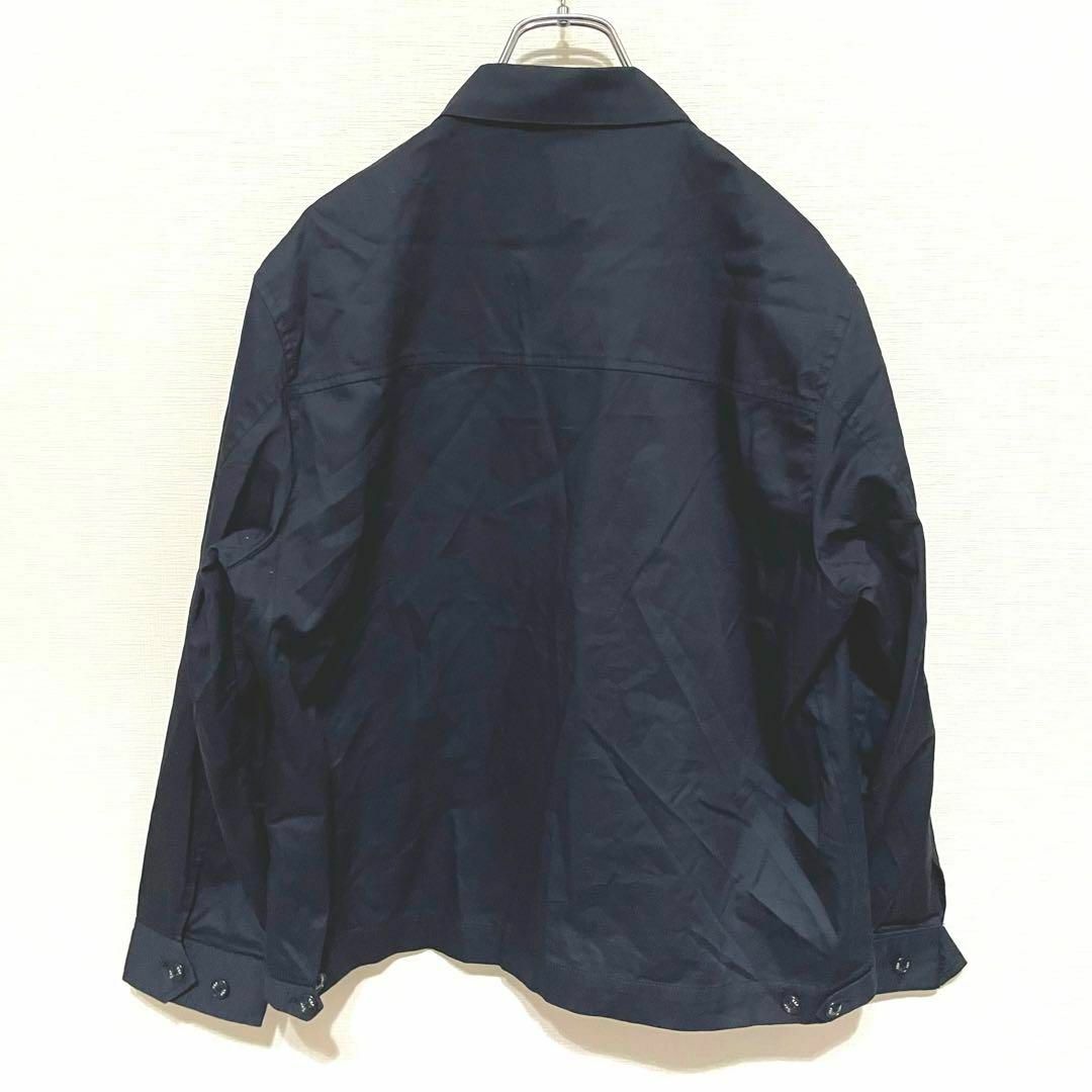 K677 VP ブイピー ジャケット S 長袖 無地 藍色 ネイビー 綿100% メンズのジャケット/アウター(ブルゾン)の商品写真