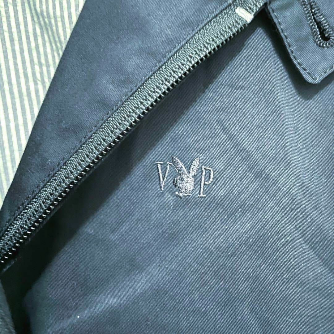 K677 VP ブイピー ジャケット S 長袖 無地 藍色 ネイビー 綿100% メンズのジャケット/アウター(ブルゾン)の商品写真