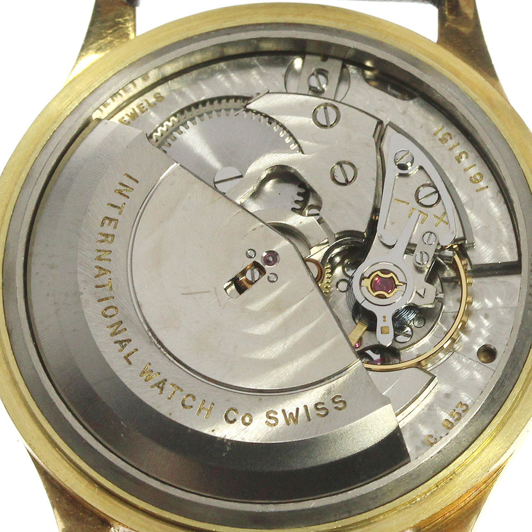 IWC(インターナショナルウォッチカンパニー)のIWC SCHAFFHAUSEN ヴィンテージ K18YG Cal.853 自動巻き メンズ _771580 メンズの時計(腕時計(アナログ))の商品写真
