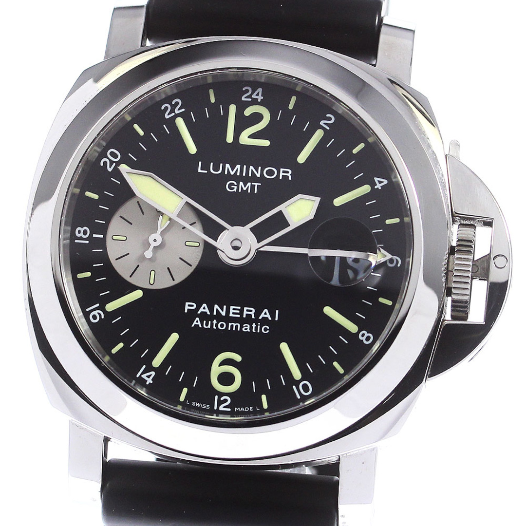 パネライ PANERAI PAM00088 ルミノール GMT デイト スモールセコンド 自動巻き メンズ 箱・保証書付き_768562