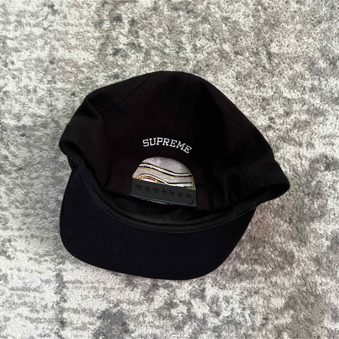 supreme ホルスの目6パネルキャップ 黒　美品　シュプリームホルスキャップ