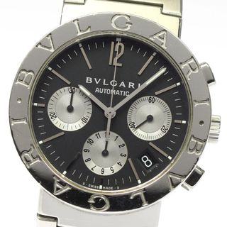 ブルガリ BVLGARI BB38SSCH ブルガリブルガリ クロノグラフ 自動巻き メンズ _775526