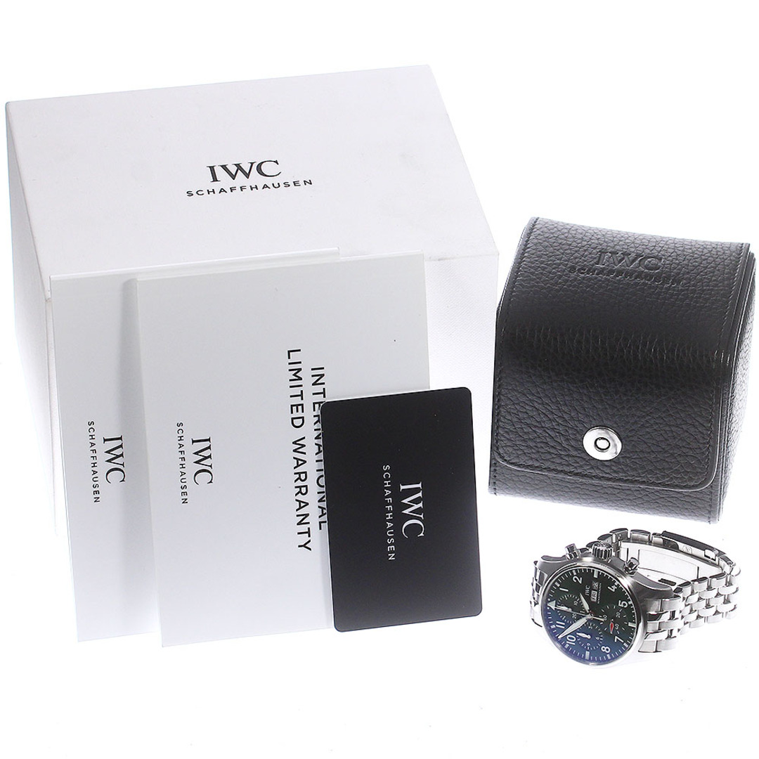 IWC SCHAFFHAUSEN IW388104 パイロットウォッチ クロノグラフ 自動巻き メンズ 美品 箱・保証書付き_772773