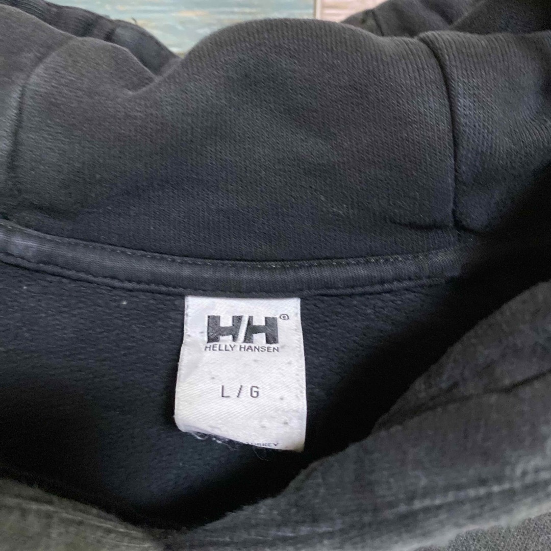 HELLY HANSEN(ヘリーハンセン)のヘリーハンセン　プルオーバーパーカー　ビッグ刺繍ロゴ メンズのトップス(パーカー)の商品写真