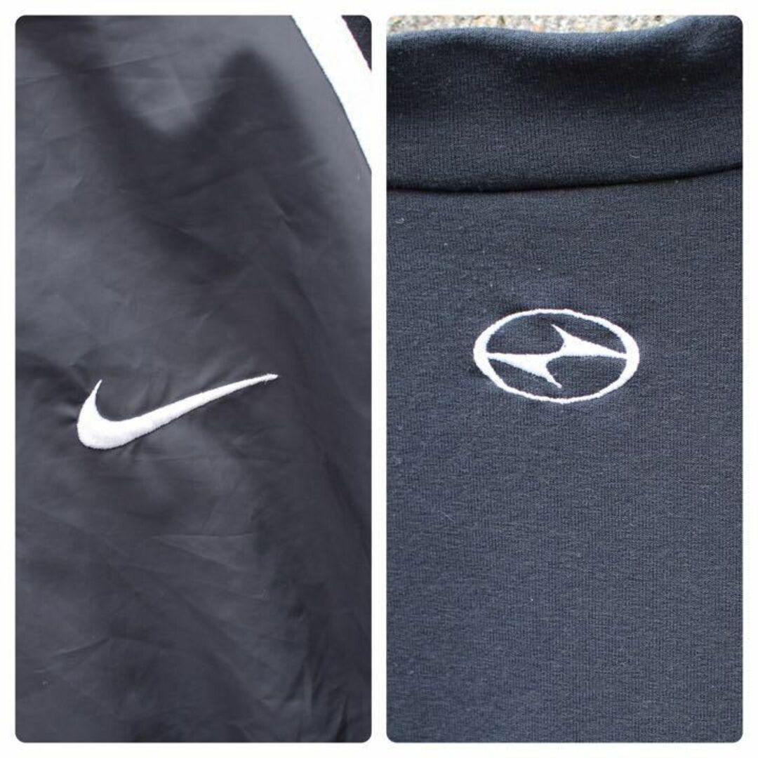 NIKE 00s ロゴ刺繍 モックネック 大きめサイズ 古着 プルジャケット