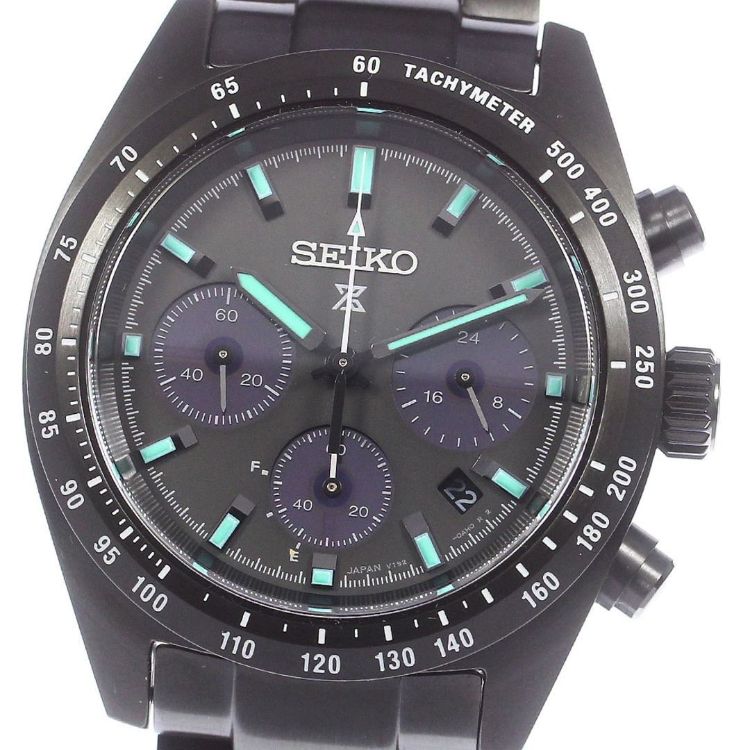 セイコー SEIKO SBDL103/V192-0AF0 プロスペックス スピードタイマー クロノグラフ ソーラー メンズ 極美品 箱・保証書付き_775486ソーラーRefNo