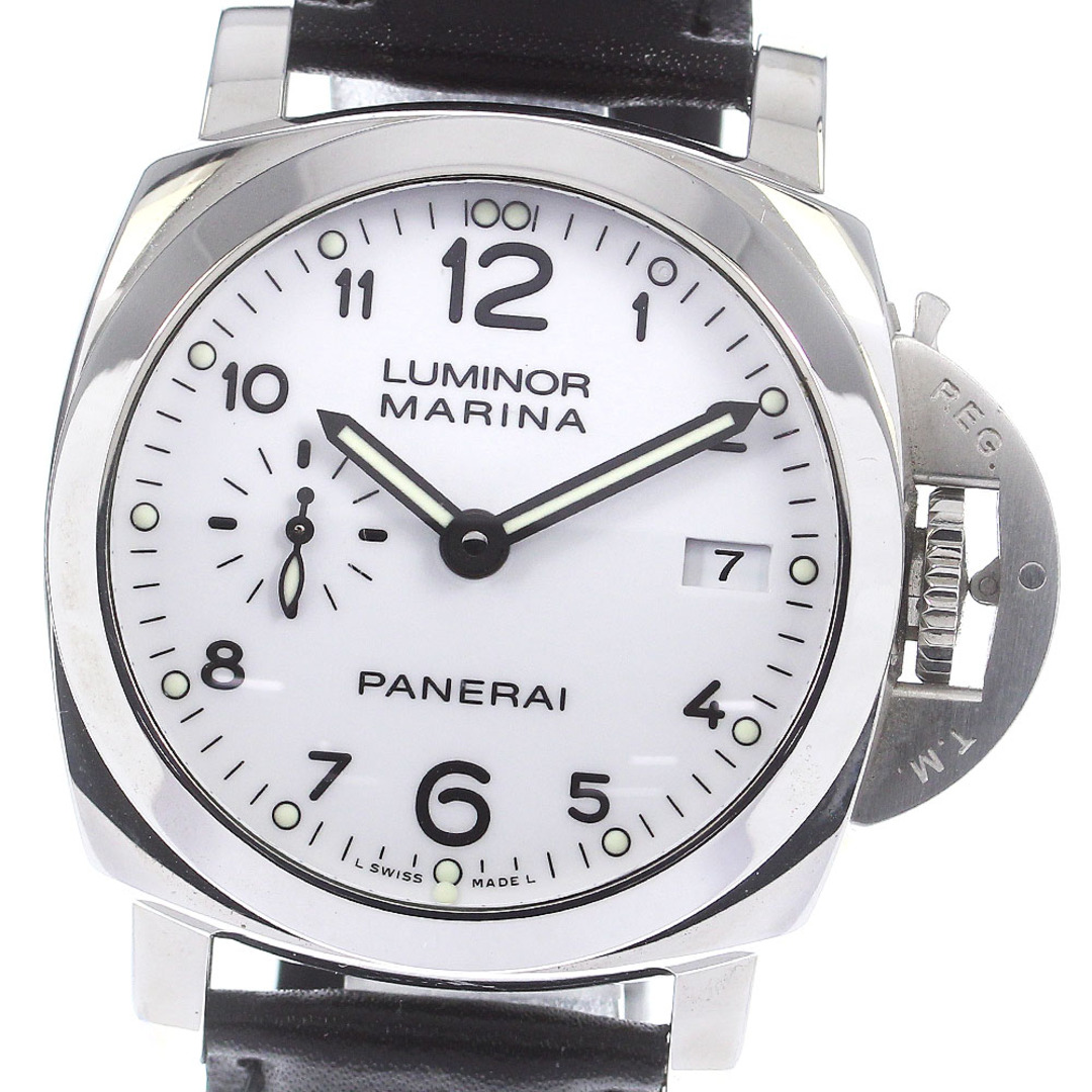 パネライ PANERAI PAM00523 ルミノールマリーナ 1950 3デイズ デイト 自動巻き メンズ 良品 保証書付き_775827