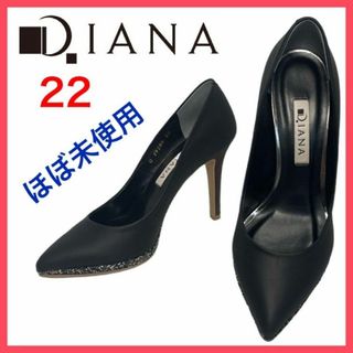 ★大人気★ダイアナ パンプス ポインテッドトゥ グリッター 厚底 ほぼ未使用22