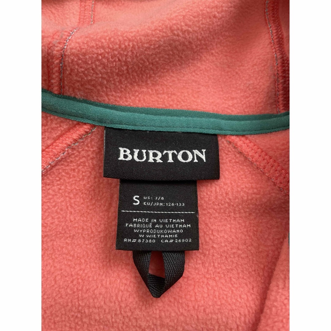 BURTON ジップアップパーカー