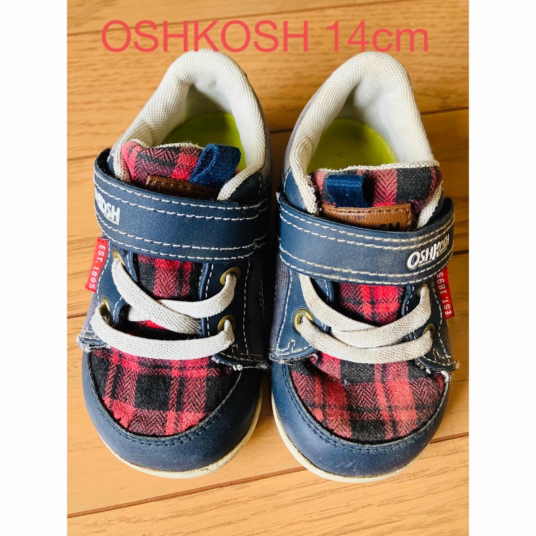 OshKosh(オシュコシュ)のOSHKOSH オシュコシュ　スニーカー　14cm キッズ/ベビー/マタニティのベビー靴/シューズ(~14cm)(スニーカー)の商品写真