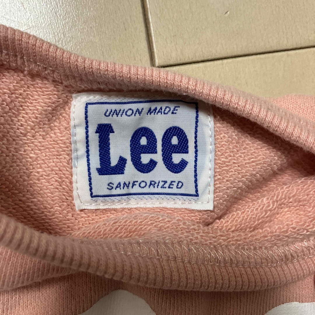 Lee(リー)のLEE スウェット  100cm  キッズ/ベビー/マタニティのキッズ服女の子用(90cm~)(Tシャツ/カットソー)の商品写真