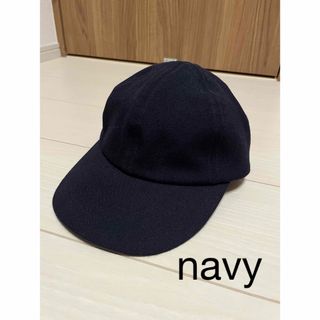 カムズアンドゴーズ(COMESANDGOES)のCOMESANDGOES wool cap navy(キャップ)