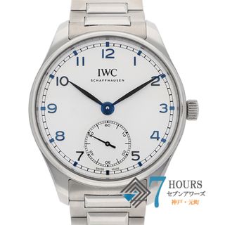 インターナショナルウォッチカンパニー(IWC)の【114528】IWC インターナショナルウォッチカンパニー  IW358312 ポルトギーゼ　オートマティック40 シルバーダイヤル SS 自動巻き 保証書 純正ボックス 腕時計 時計 WATCH メンズ 男性 男 紳士【中古】(腕時計(アナログ))