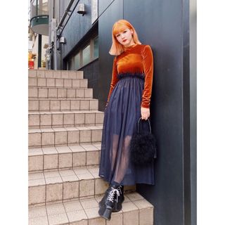 Velour Ball Dress●パメオポーズ