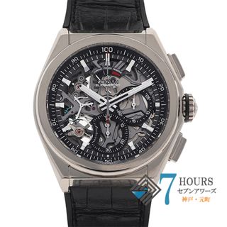 ゼニス(ZENITH)の【114645】ZENITH ゼニス  65.9000.9004/78.R582 デファイ エル・プリメロ21 ヨシダ スペシャル エディション スケルトンダイヤル WG/TI/ラバー 自動巻き 当店オリジナルボックス 腕時計 時計 WATCH メンズ 男性 男 紳士【中古】(腕時計(アナログ))