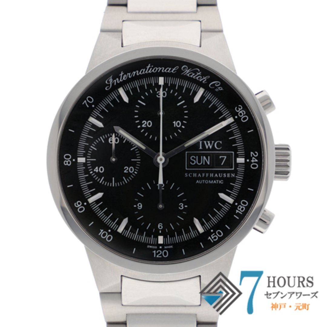 【114654】IWC インターナショナルウォッチカンパニー  IW370708 GST クロノグラフ ブラックダイヤル SS 自動巻き ギャランティーカード 純正ボックス 腕時計 時計 WATCH メンズ 男性 男 紳士