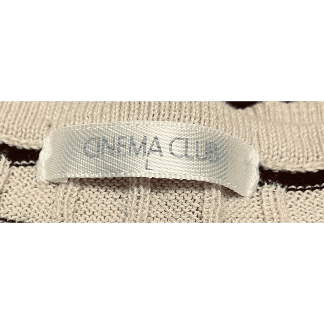 CINEMA CLUB(シネマクラブ)の薄手ニット/ボーダー レディースのトップス(ニット/セーター)の商品写真