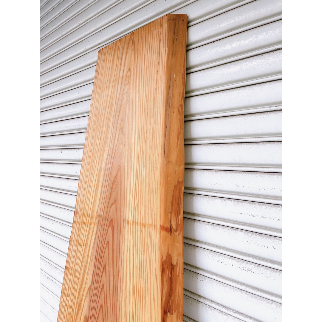 天然杉　一枚板　デスク/カウンターテーブル/棚板/天板ヒノキ