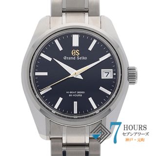 セイコー(SEIKO)の【114877】SEIKO セイコー  SLGH009/9SA5-00E0 ヘリテージコレクション 44GS 55周年記念 ブルーダイヤル SS 自動巻き ギャランティーカード 純正ボックス 腕時計 時計 WATCH メンズ 男性 男 紳士【中古】(腕時計(アナログ))