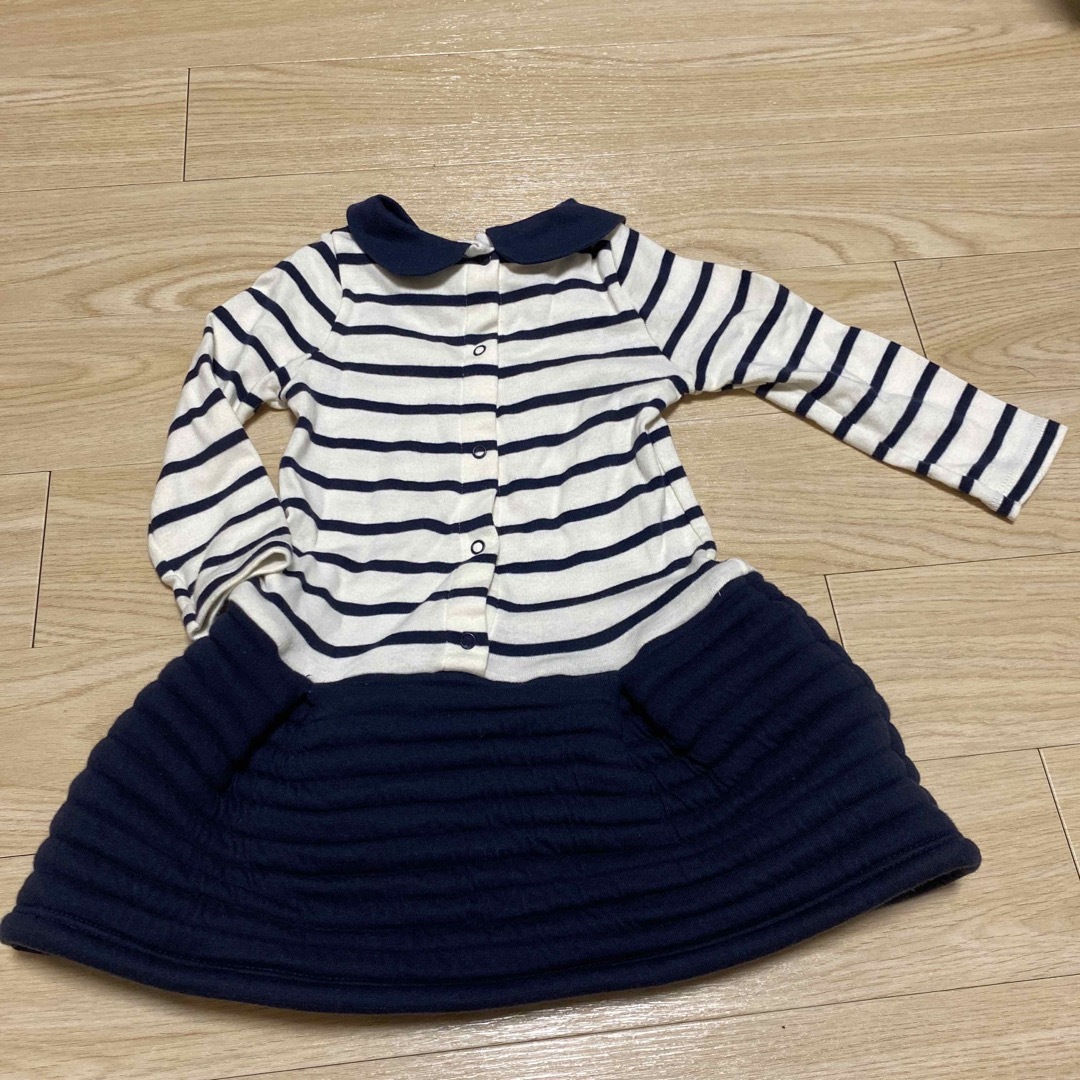 PETIT BATEAU(プチバトー)のプチバトー　ワンピース　18m 81cm キッズ/ベビー/マタニティのベビー服(~85cm)(ワンピース)の商品写真