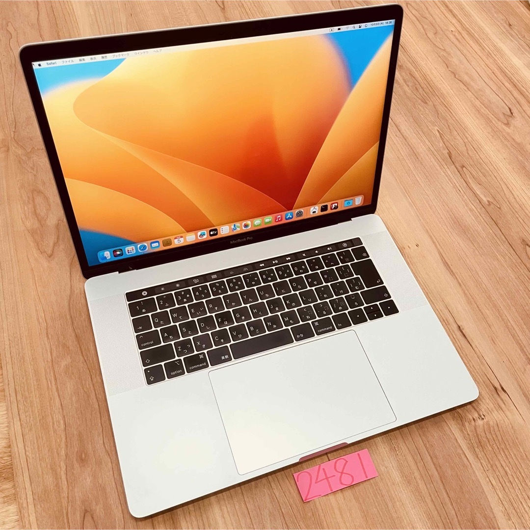 MacBook pro 15インチ 2018 i9 32GB SSD1TB