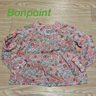 ボンポワン(Bonpoint)のボンポワン　花柄トップス　3T(Tシャツ/カットソー)