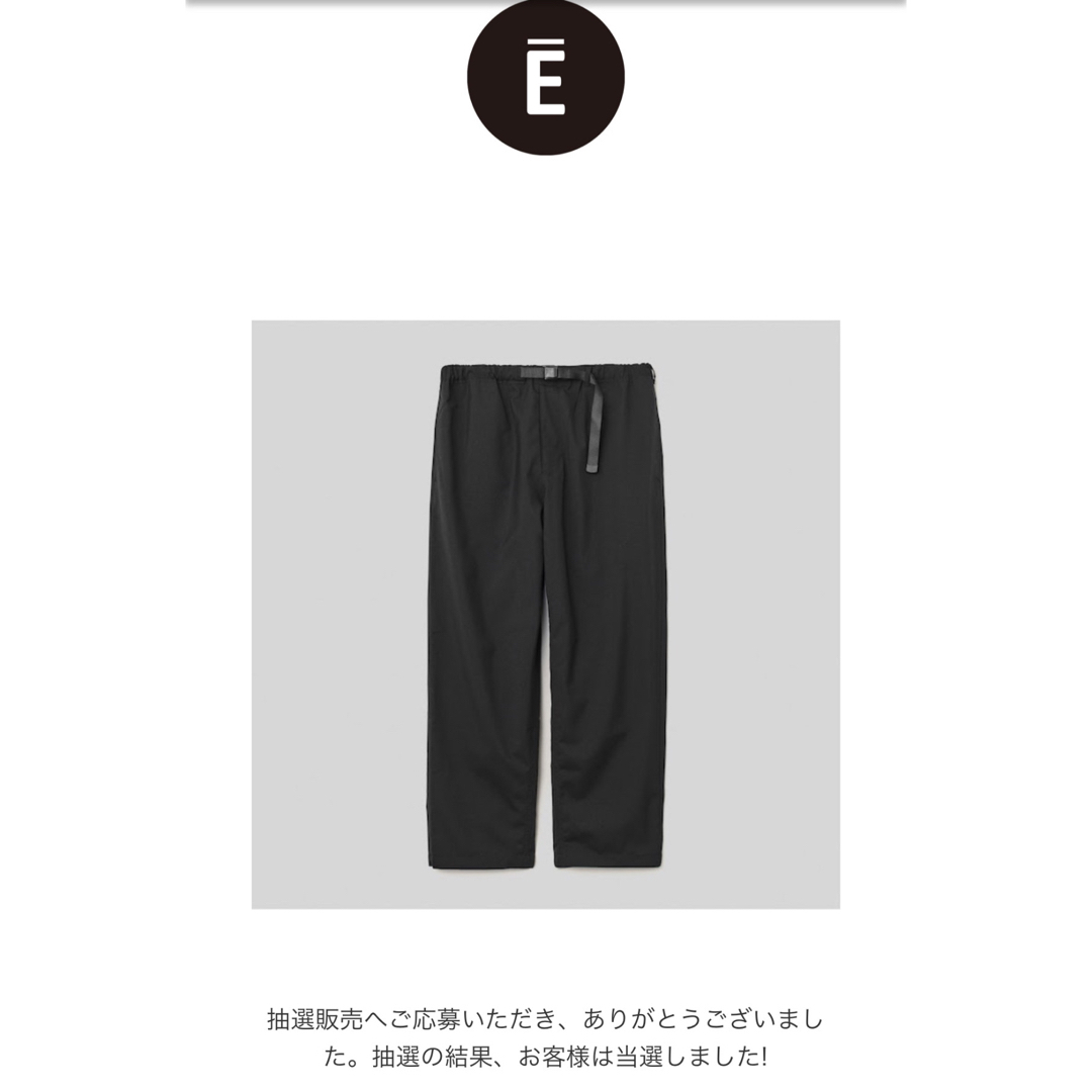 ennoy イージーパンツ ブラックL size stylistshibutsu パンツ ennoy イージーパンツ ブラックL size stylistshibutsu パンツ