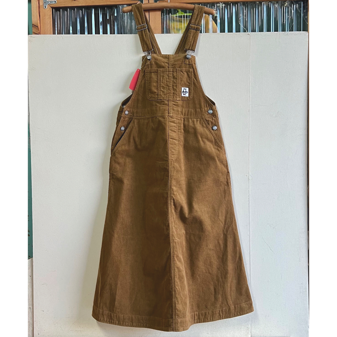 CHUMS(チャムス)の新品　CHUMS コーディロイ　オーバーオールスカート  チャムス m レディースのスカート(ロングスカート)の商品写真