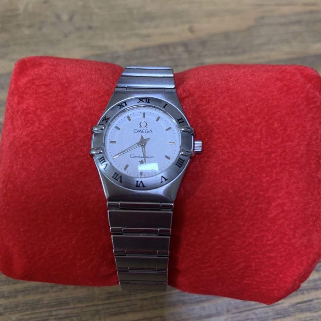 ファッション小物オメガ　コンステレーション　レディース腕時計