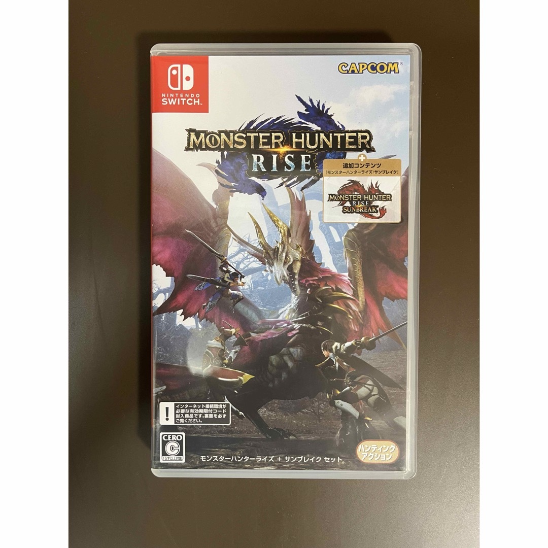 【美品】ニンテンドースイッチ モンスターハンターライズ モンハンライズ | フリマアプリ ラクマ モンスターハンターライズ Switch 美品