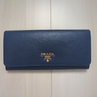プラダ 長財布(ブルー・ネイビー/青色系)の通販 400点以上 | PRADAを
