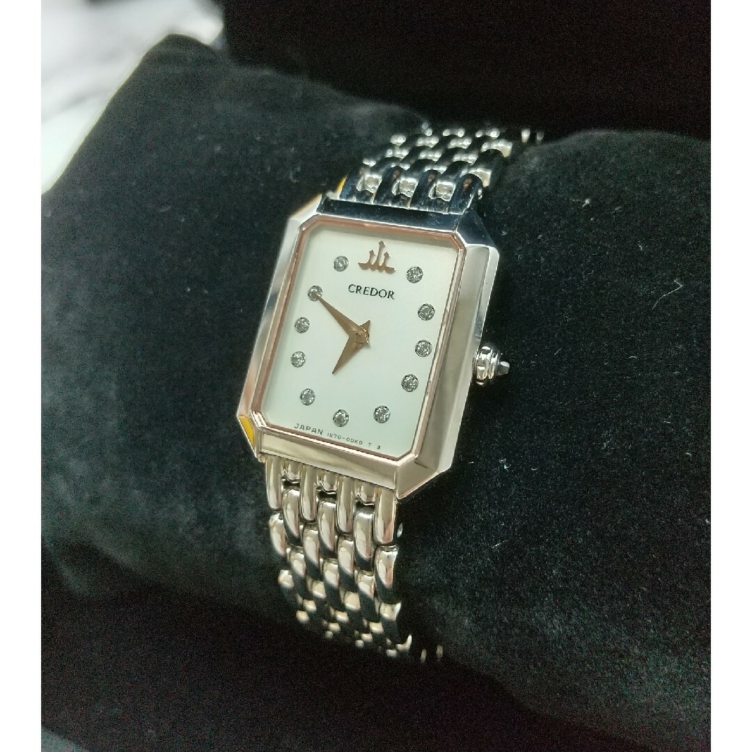 パパロ出品中の全腕時計はこちらセイコー クレドール レグノGSTE883 美品11Pダイヤ レディースクォーツ