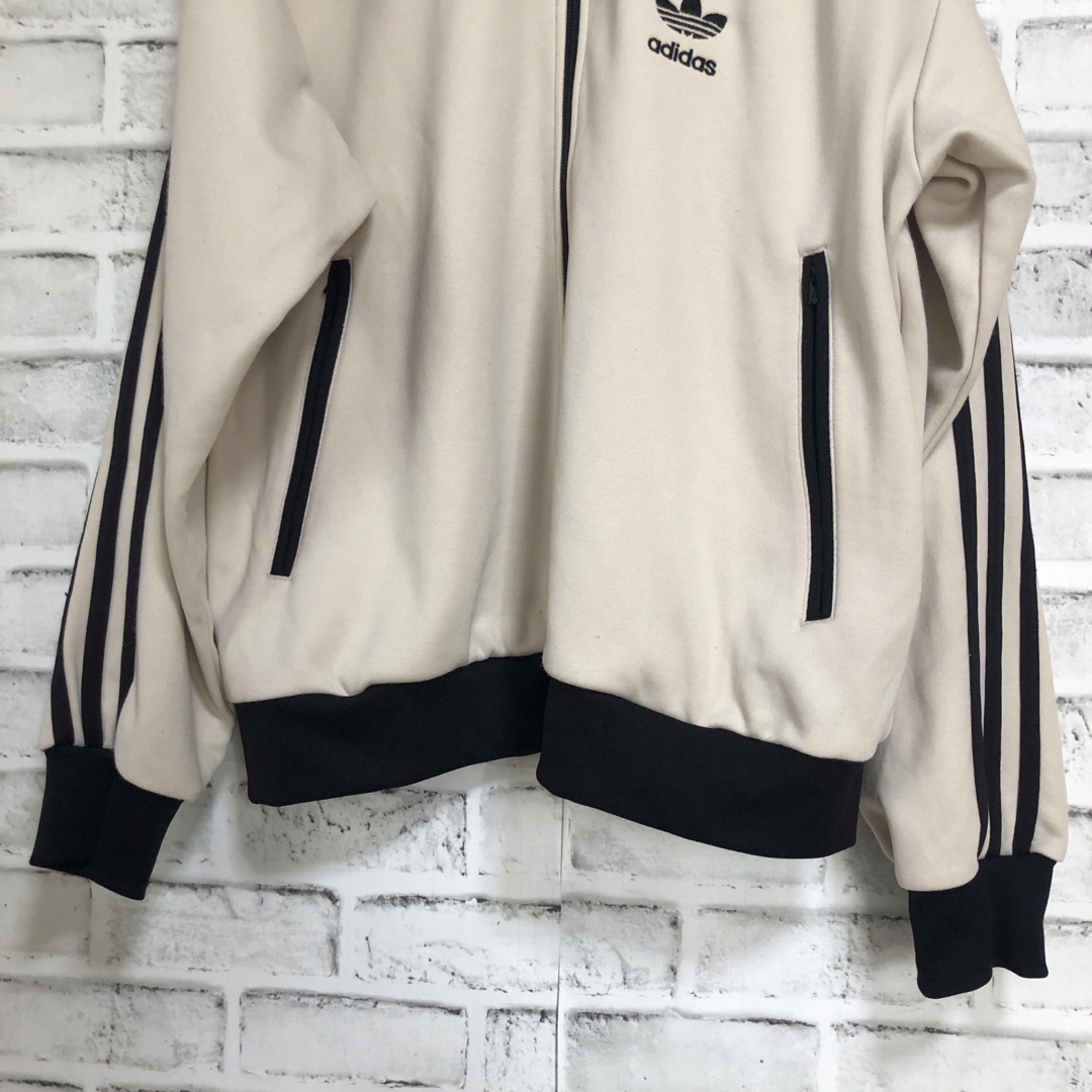 adidas 80s vintage トラックジャケット　ベージュ