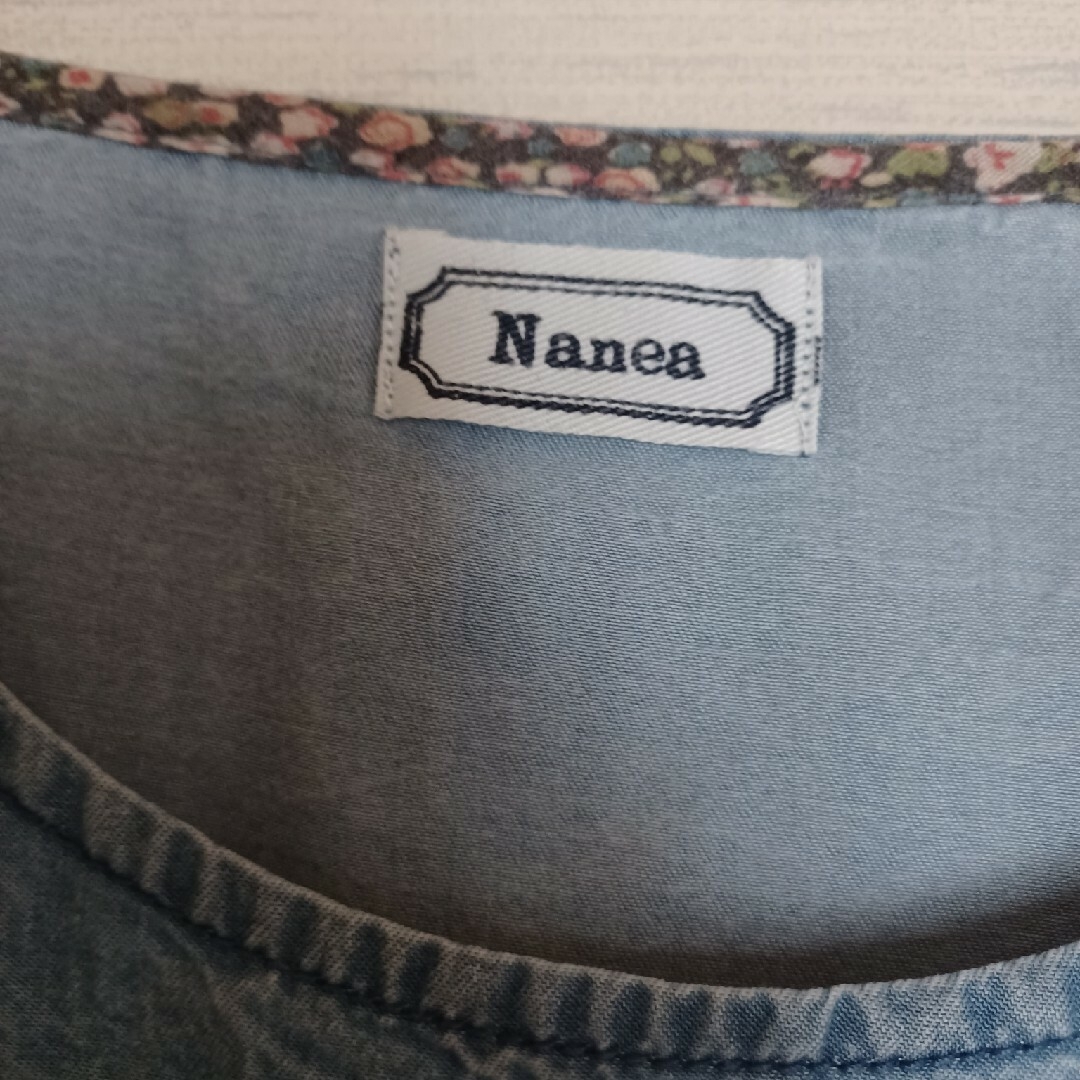 Nanea(ナネア)のNaneaデニムカットソー レディースのトップス(カットソー(半袖/袖なし))の商品写真