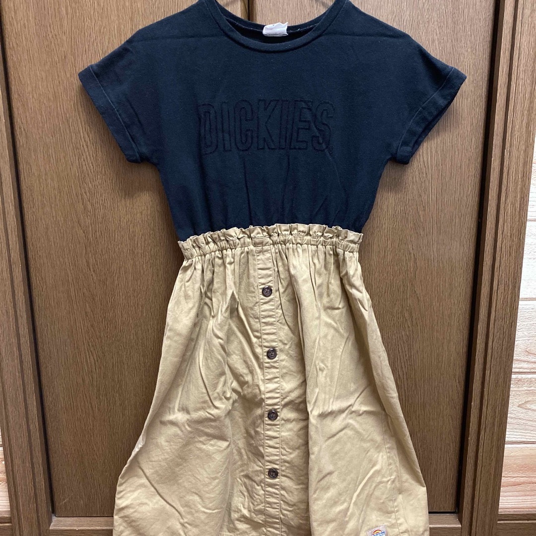 BREEZE(ブリーズ)のBREEZ×Dickiesワンピース キッズ/ベビー/マタニティのキッズ服女の子用(90cm~)(ワンピース)の商品写真