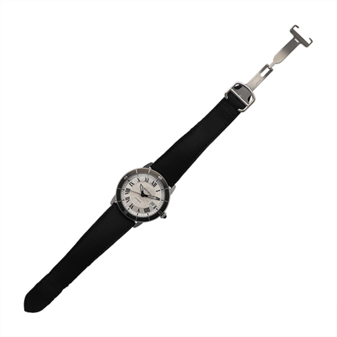 【113379】CARTIER カルティエ  WSRN002 クロワジュール ホワイトダイヤル SS/レザー 自動巻き 保証書 純正ボックス 腕時計 時計 WATCH メンズ 男性 男 紳士
