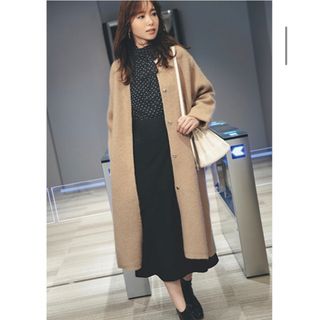Apuweiser-riche - アプワイザーリッシェ ふわふわニットコート