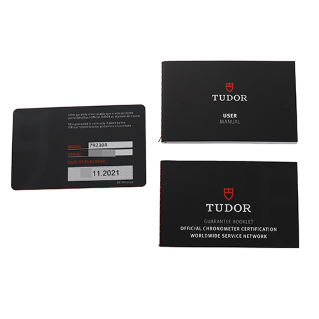 【113465】TUDOR チュードル  79230R ヘリテージ ブラックベイ ブラックダイヤル SS 自動巻き ギャランティーカード 純正ボックス 腕時計 時計 WATCH メンズ 男性 男 紳士