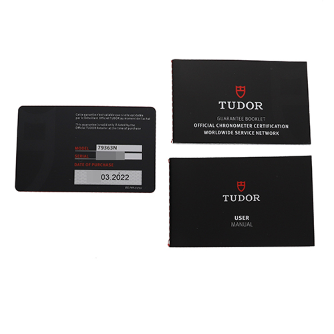 Tudor(チュードル)の【113513】TUDOR チュードル  79363N ブラックベイ クロノ S&G ブラック×シャンパンダイヤル YG/SS 自動巻き ギャランティーカード 純正ボックス 腕時計 時計 WATCH メンズ 男性 男 紳士【中古】 メンズの時計(腕時計(アナログ))の商品写真