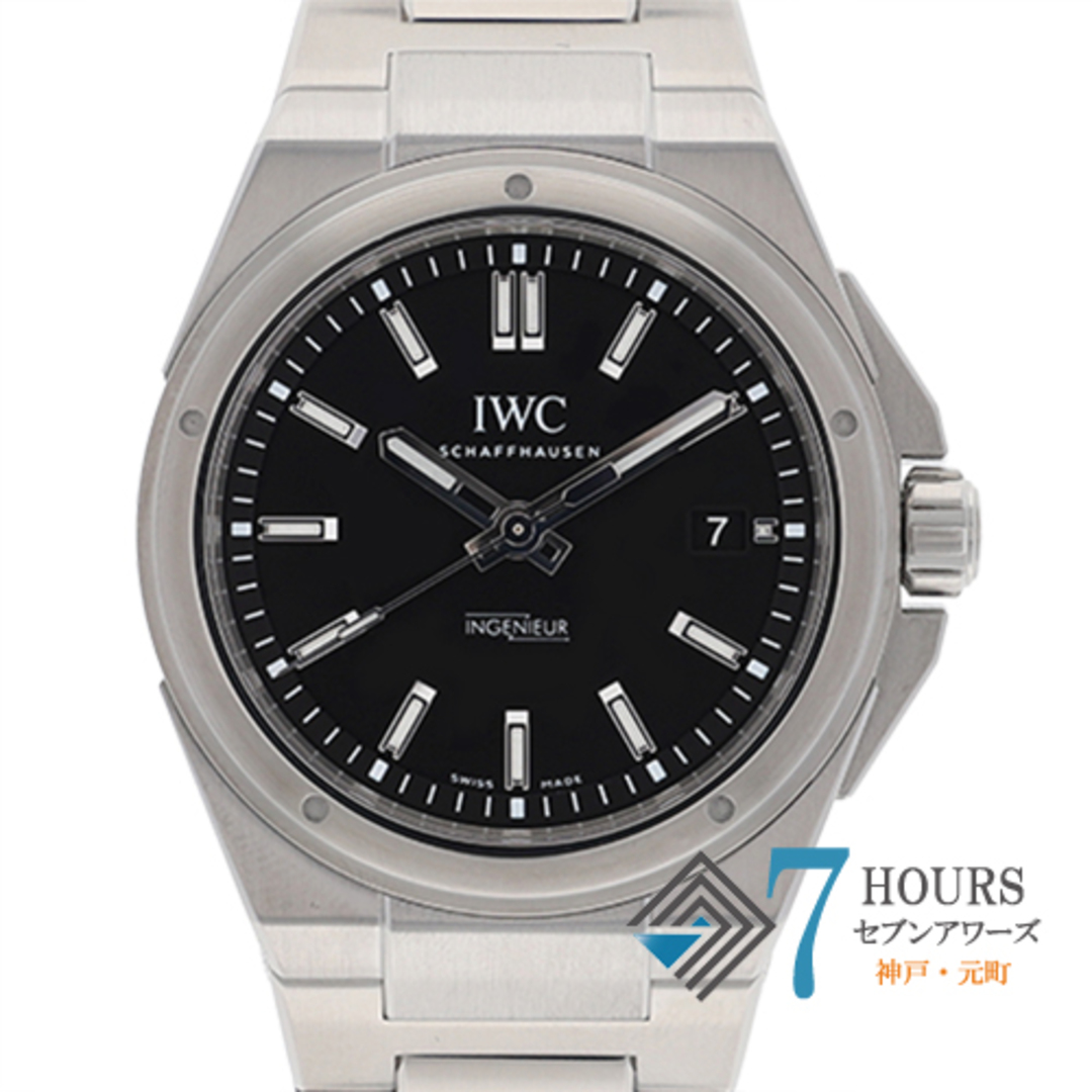 【113618】IWC インターナショナルウォッチカンパニー  IW323902 インヂュニア ブラックダイヤル SS 自動巻き 純正ボックス 腕時計 時計 WATCH メンズ 男性 男 紳士