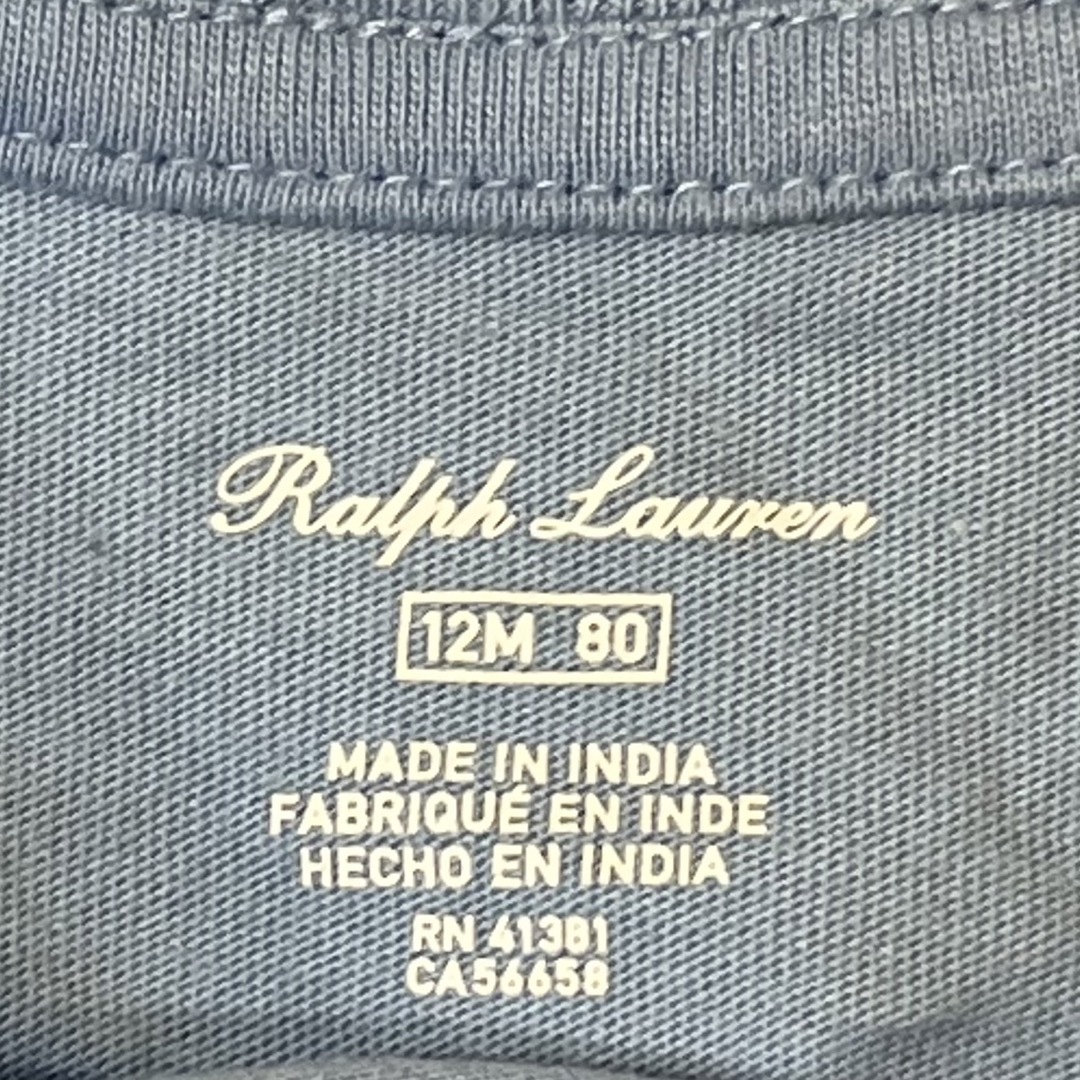 Ralph Lauren(ラルフローレン)のラルフローレン　Tシャツ　12month キッズ/ベビー/マタニティのベビー服(~85cm)(Ｔシャツ)の商品写真