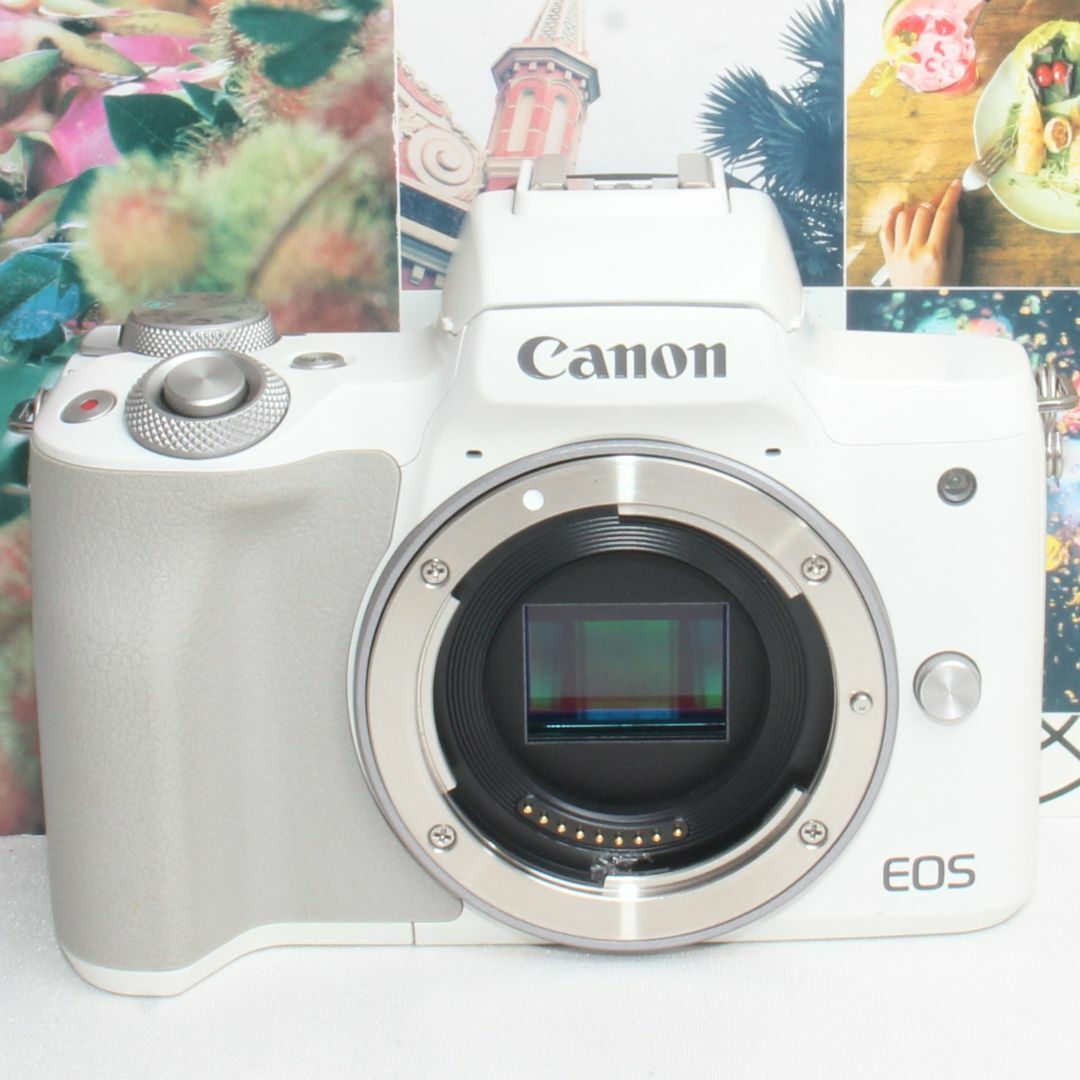 Canon - ❤️予備バッテリー付き❤️Canon kiss M2 超望遠 ダブル ...