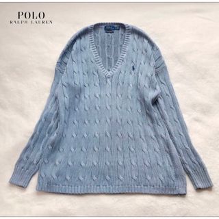 ポロラルフローレン ブルー ニット/セーター(レディース)の通販 200点