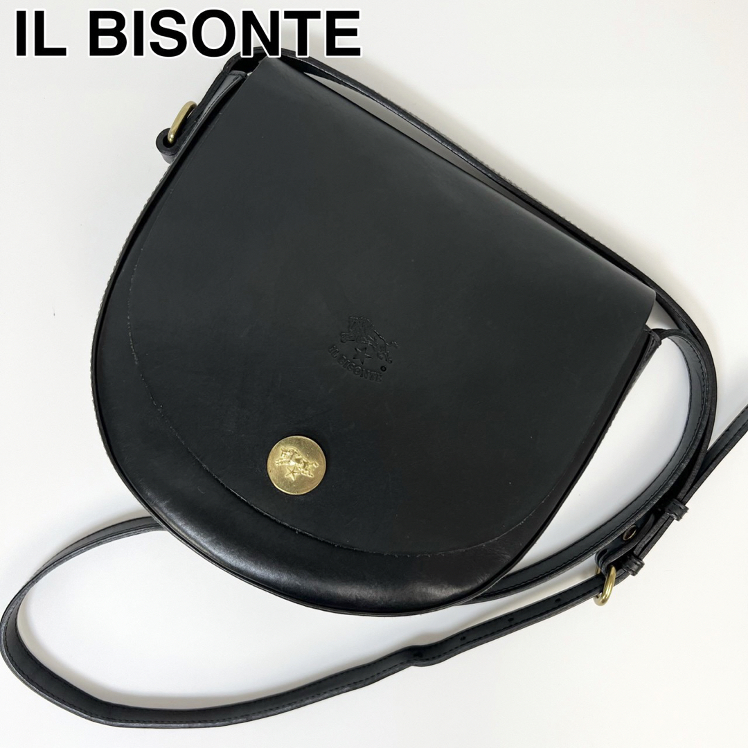 IL BISONTE - 23I34 IL BISONTE イルビゾンテ ショルダーバッグ 本革の
